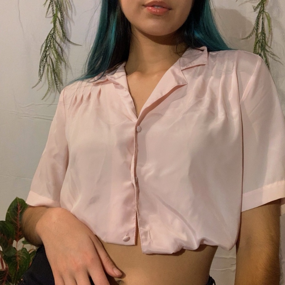 Silk top blouse